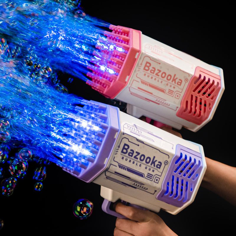 ¡Bazooka lanza burbujas de 69 hoyos con iluminación! dele un momento especial a tus eventos o graduación